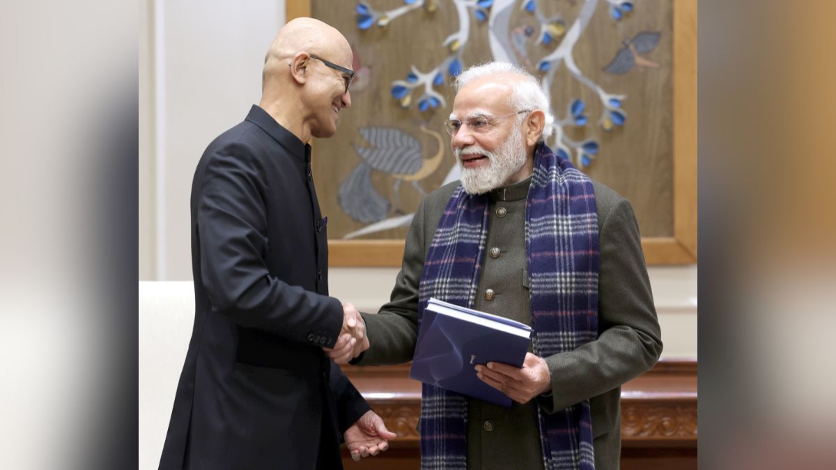 Microsoft chief Satya Nadella meets PM Modi, pledges USD 17.5 billion to India's 'AI first future'