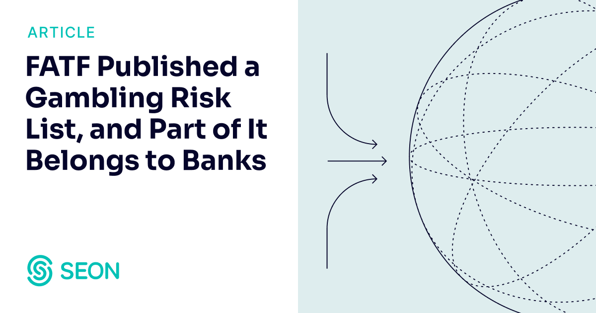 FATF published a gambling risk list, and part of it belongs to banks