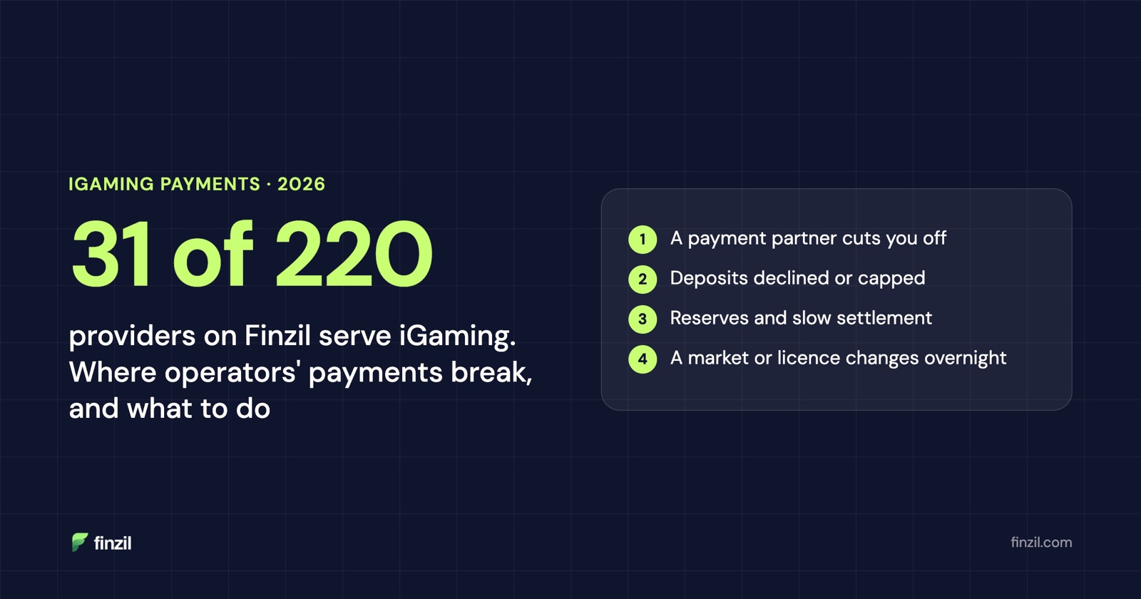 Fintech analysis highlights payment risks facing iGaming operators