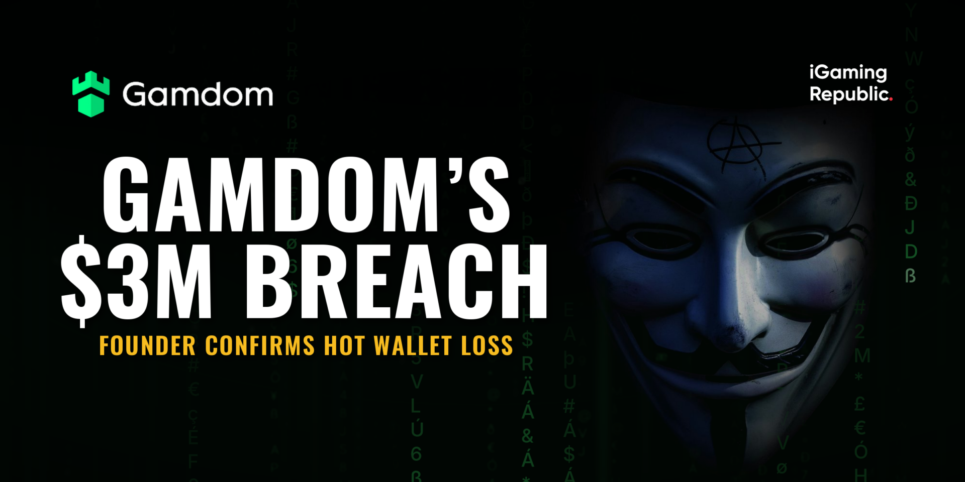 Gamdom admits $3m loss in hot wallet breach