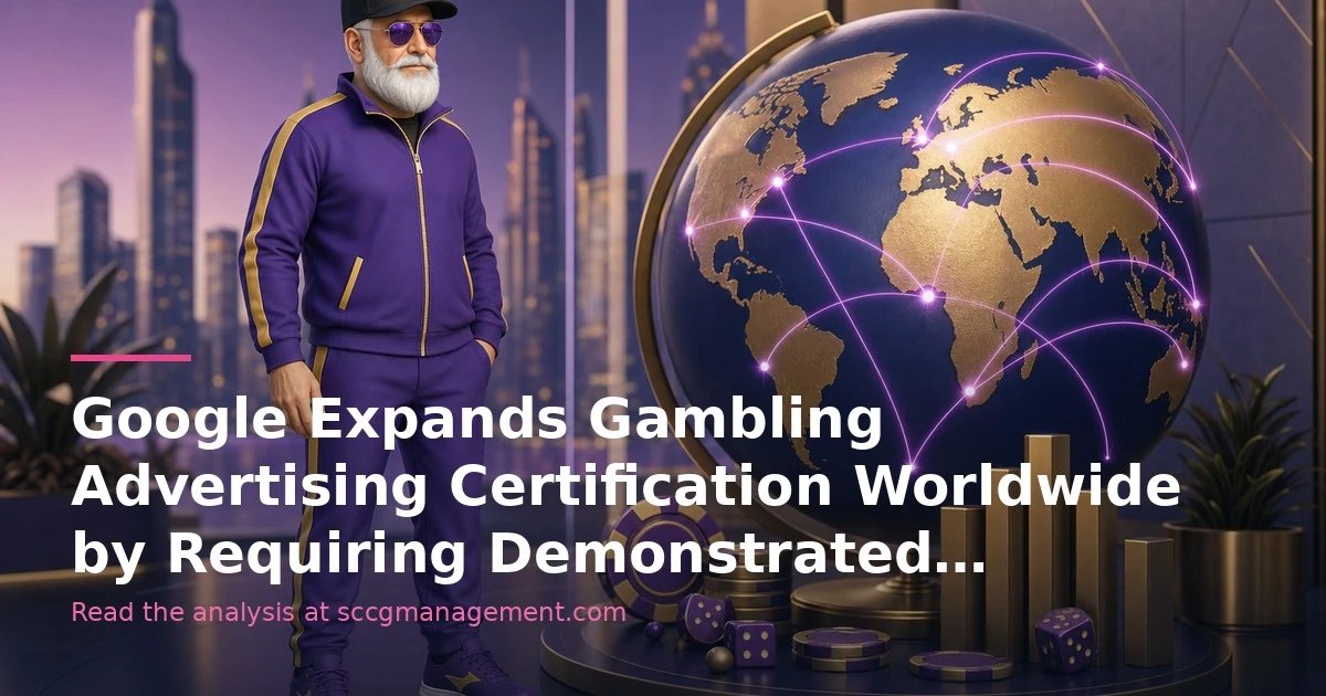 Google expands gambling ads certification requirements worldwide