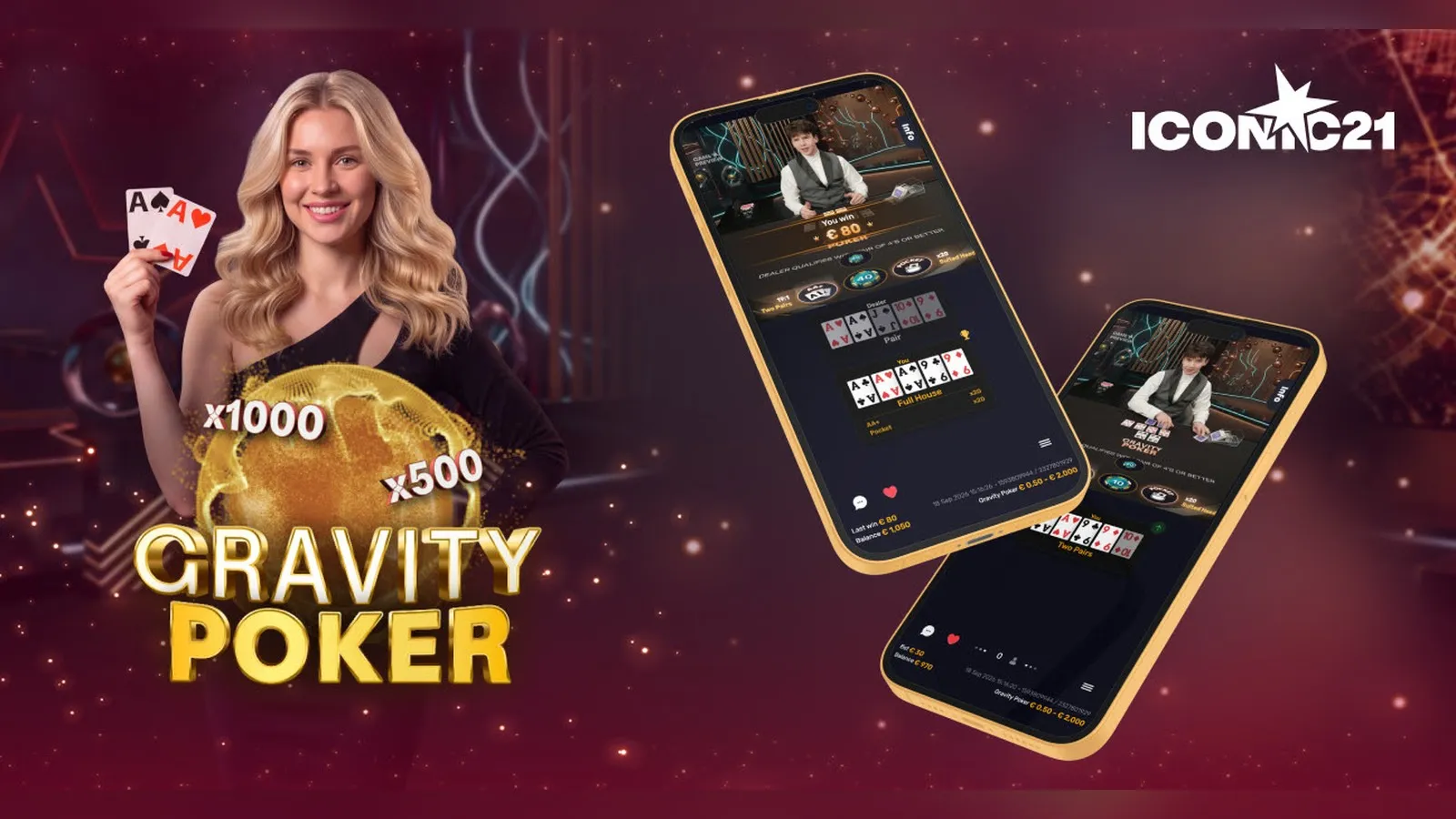 ICONIC21 launches Gravity Poker