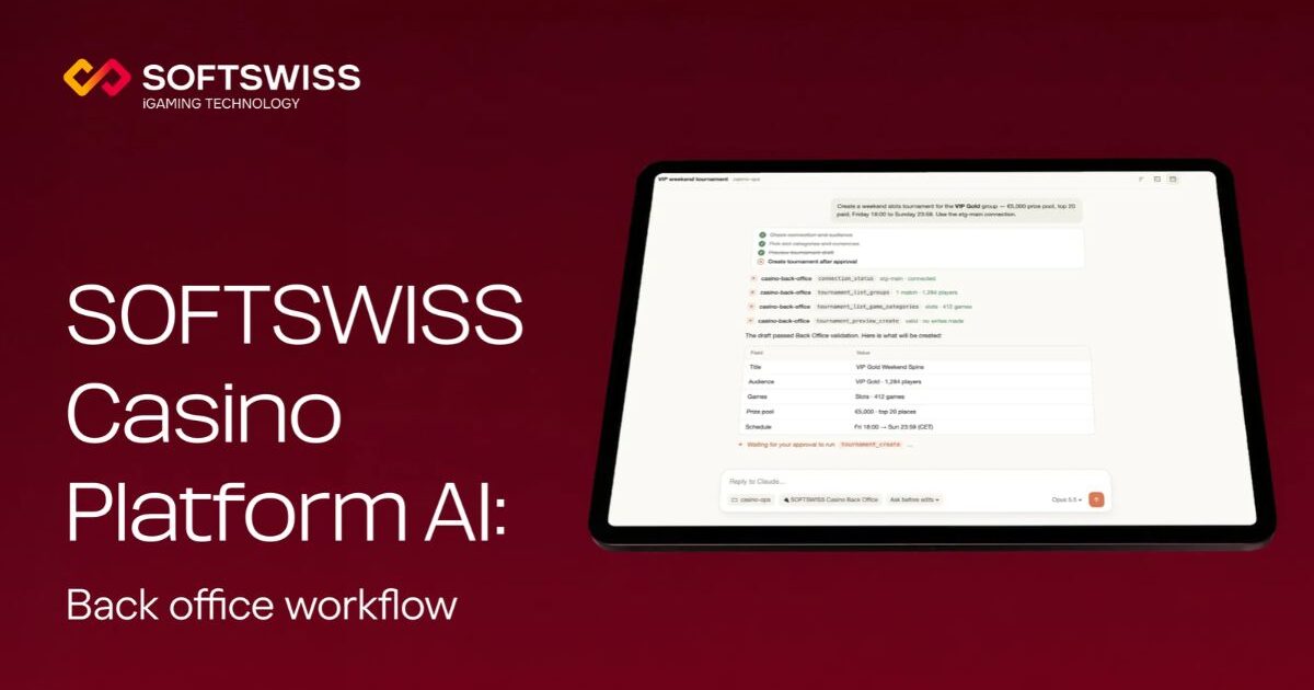 SOFTSWISS adds natural-language AI workflows for casino operators