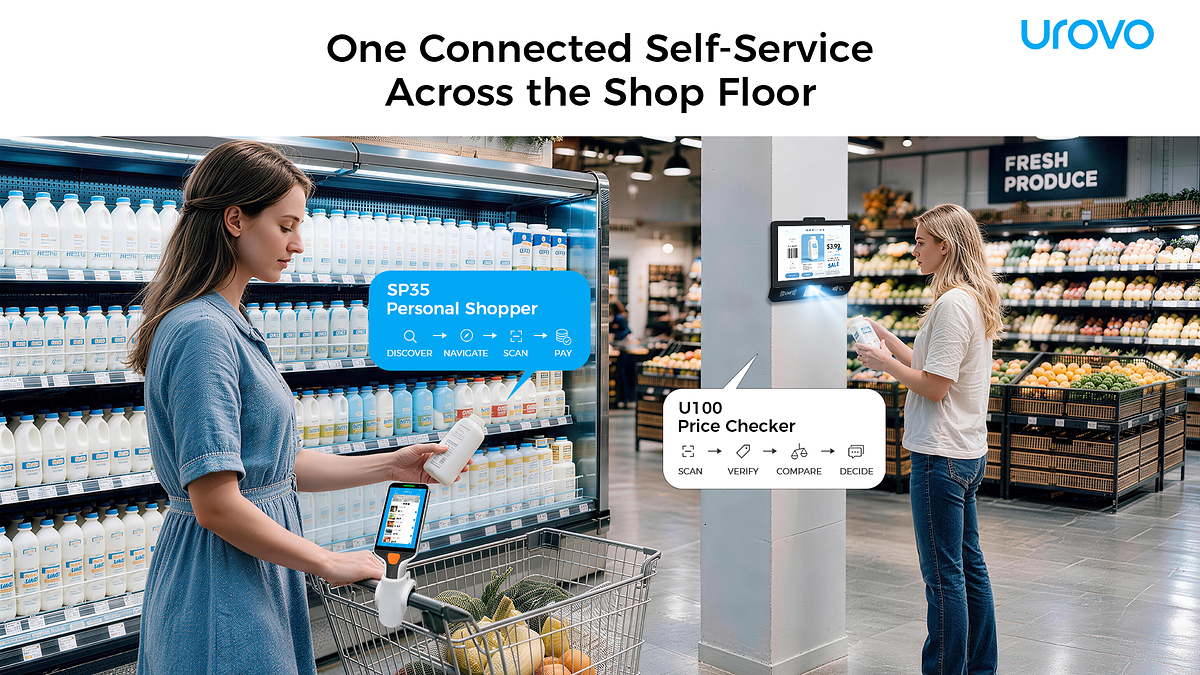 UROVO launches SP35 and U100 to extend self-service across retail floors