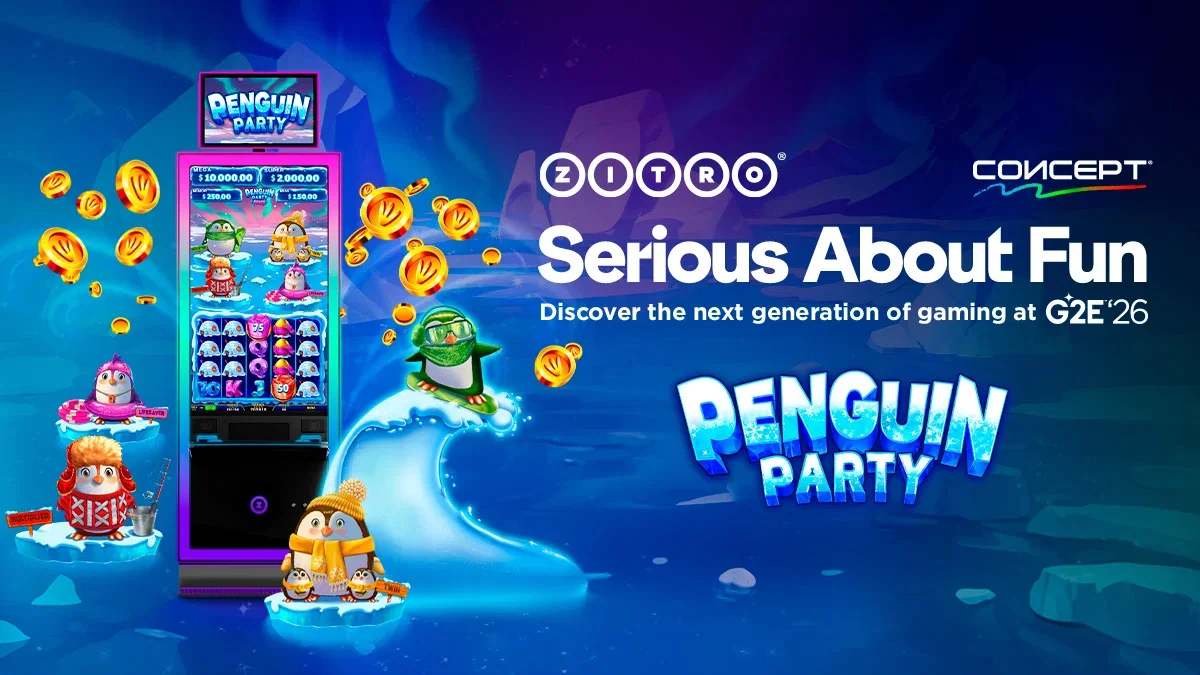 Zitro adds Penguin Party to its CONCEPT cabinet lineup